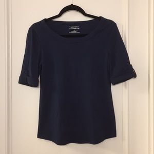 Talbots stretch weekend tee size Small
